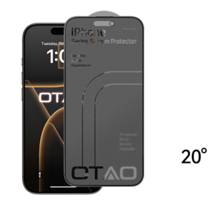 Teste-OTAO AR+AG +20°/28° Privacy Super Smooth Tempered Glass Screen Protector