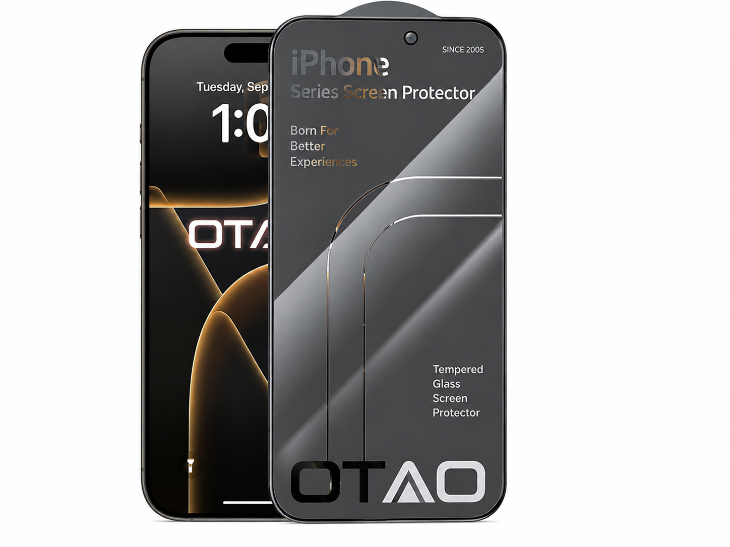 OTAO 2.5D Clear 2 Ways Privacy – Vidro Temperado Premium